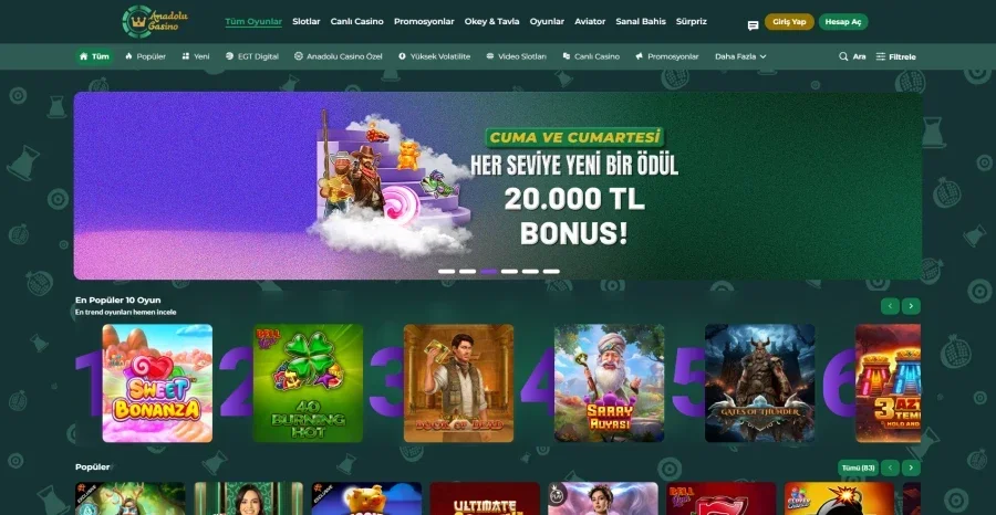 Anadolu Slot ekran görüntüsü